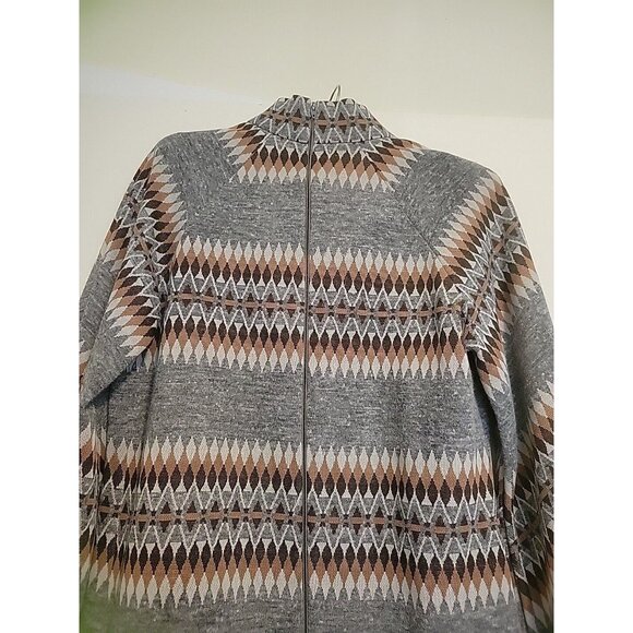 70s David Crystal Mock Turtleneck Sheath Dress Argyle Diamond Motif - Picture 7 of 13